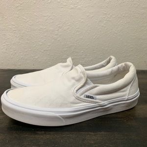 Vans Slip-on Sneakers - White - Size US Women’s 8